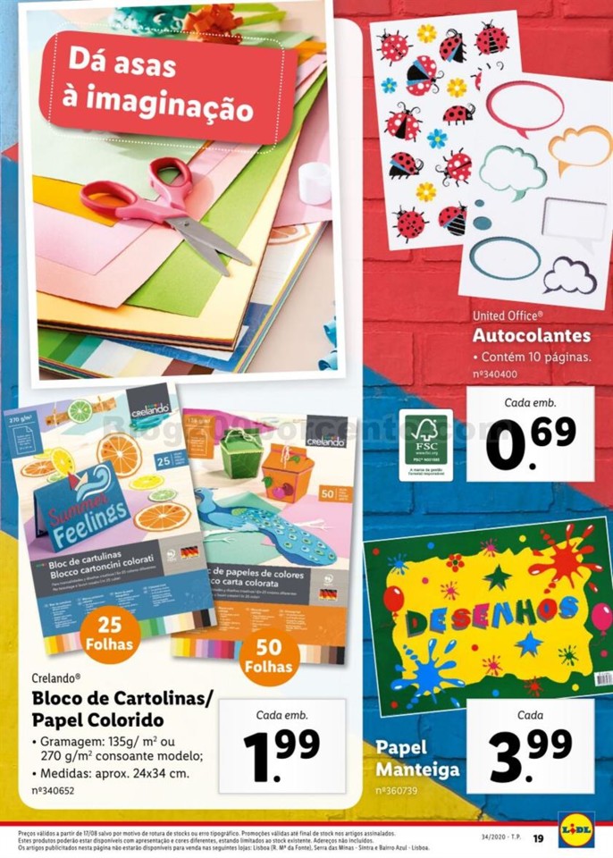 Antevisão Folheto LIDL Regresso às Aulas Promoç