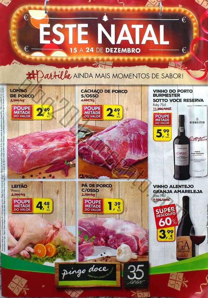 Antevisão Folheto PINGO DOCE Semana Natal promoç