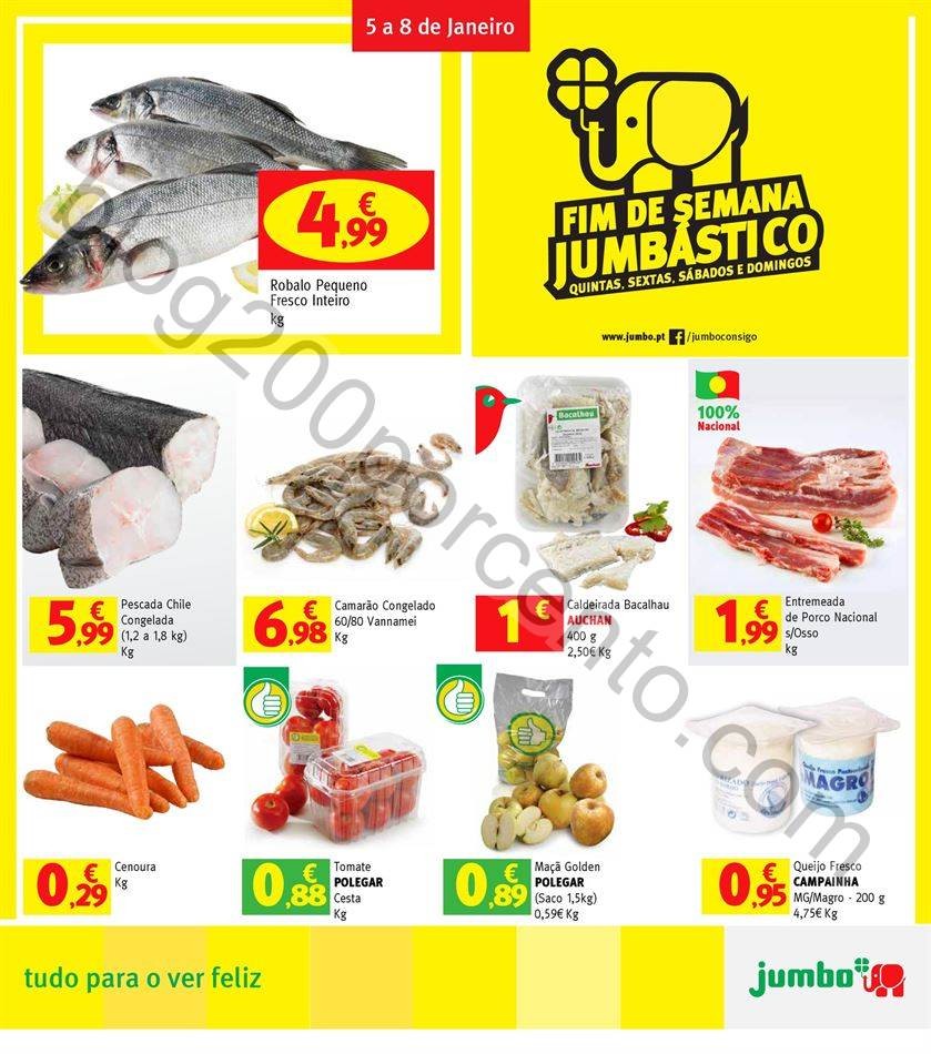 Antevisão Folheto JUMBO Fim de semana de 5 a 8 ja