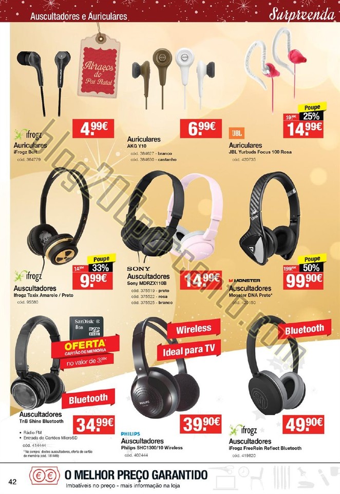 Antevisão Folheto STAPLES Natal promoções de 26