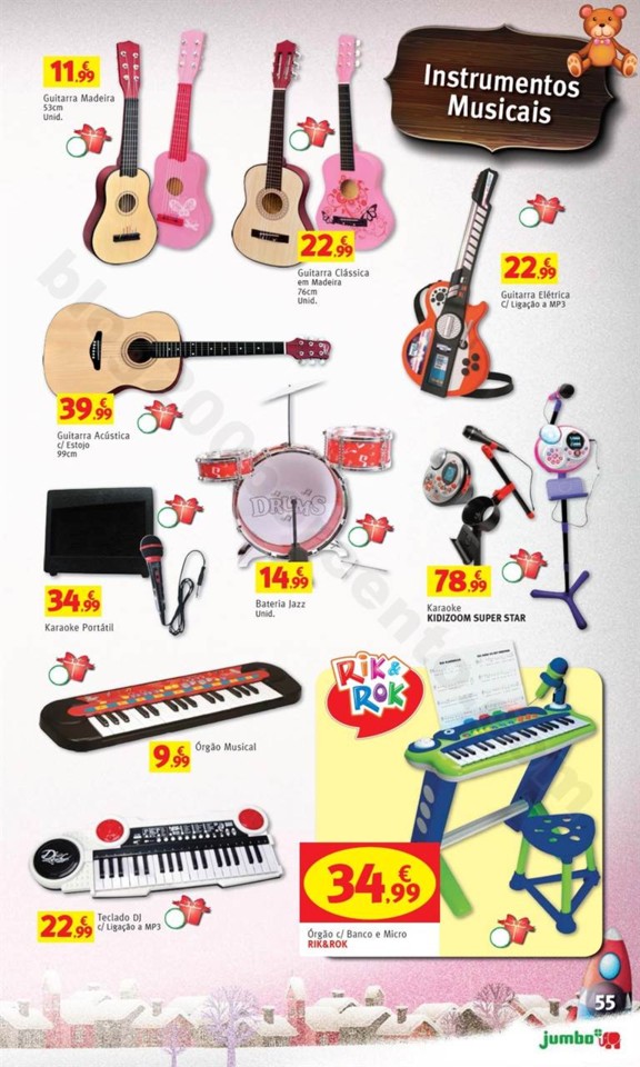 Antevisão Folheto JUMBO Brinquedos Natal promoç