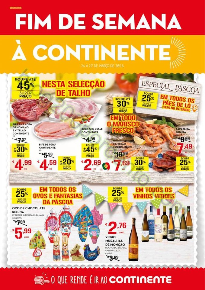 Antevisão Folheto CONTINENTE Fim de Semana de 24 