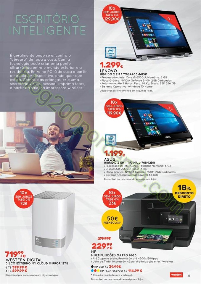 Novo Folheto WORTEN Promoções de 7 a 27 abril p 