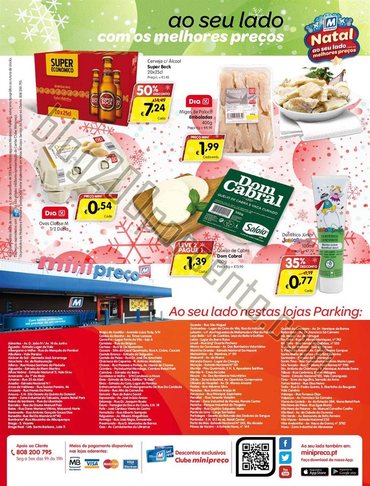 Antevisão Folheto MINIPREÇO Parking de 26 novemb