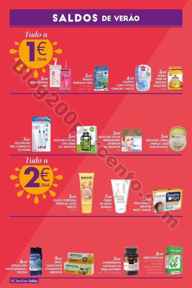 Antevisão Folheto PINGO DOCE - BEM ESTAR Saldos d