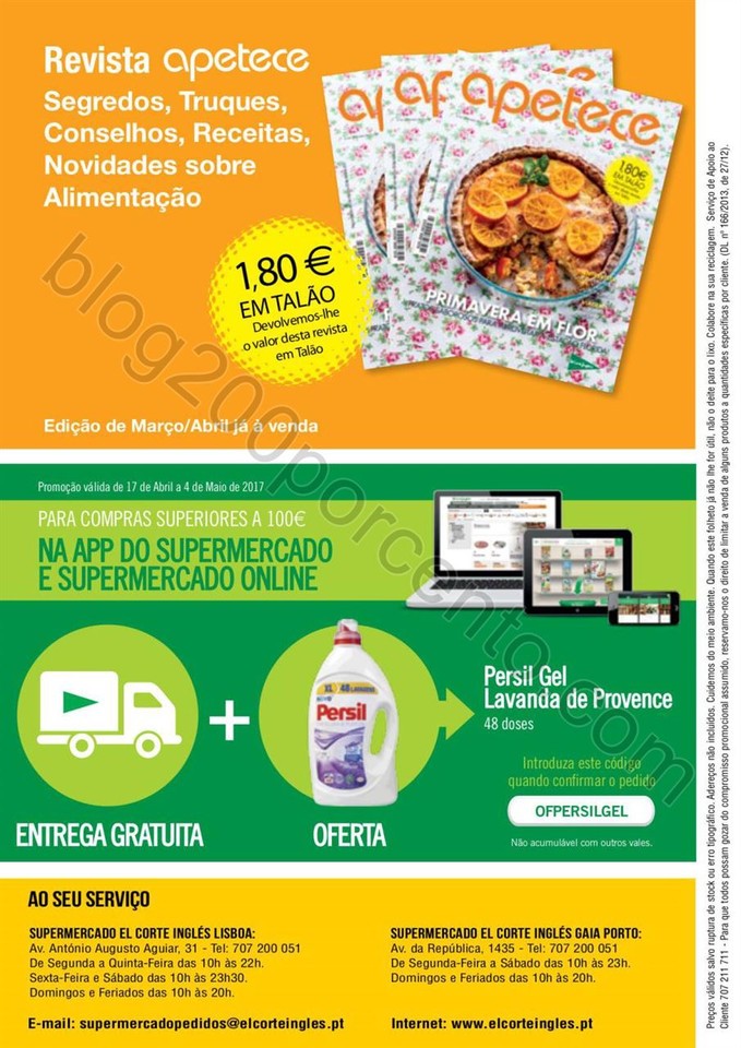 Antevisão Folheto EL CORTE INGLÊS Promoções de