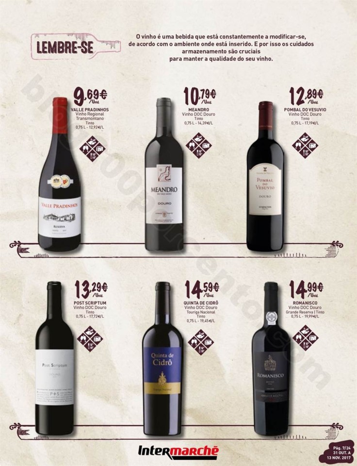 Antevisão Folheto INTERMARCHÉ Vinhos promoções