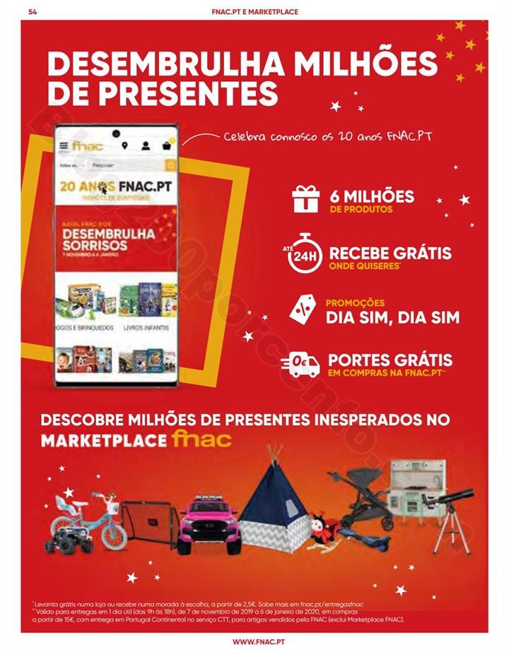 Antevisão Folheto Natal FNAC Kids promoções at