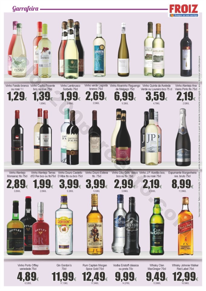 Antevisão Folheto FROIZ Promoções de 24 abril a