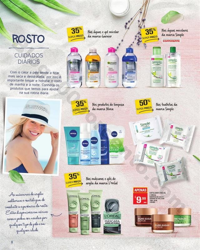 Antevisão Folheto CONTINENTE Beleza de Verão Pro