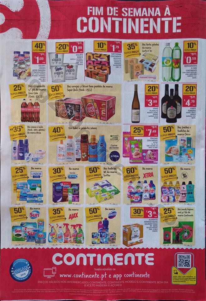 folheto continente fim de semana 20 a 23 setembro_