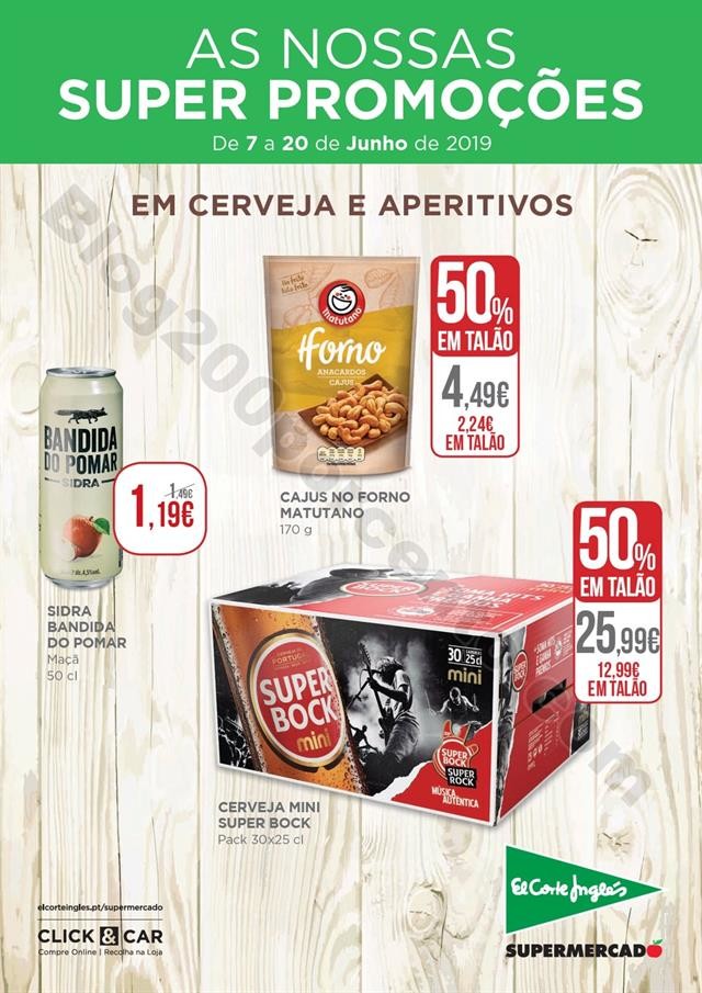 Antevisão Folheto El CORTE INGLÉS Promoções de