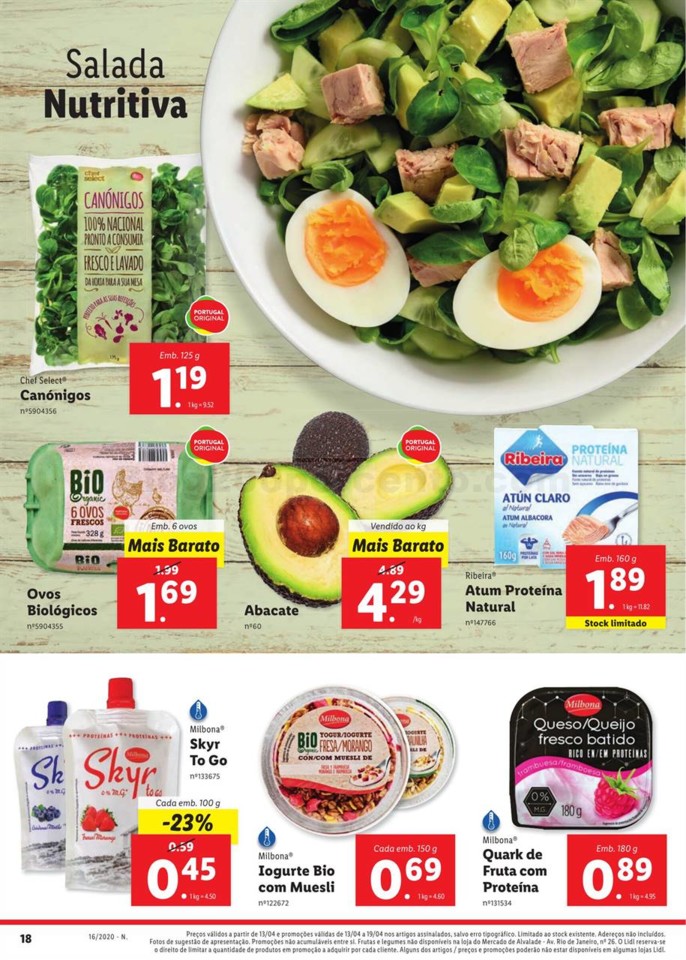 Antevisão Folheto LIDL Promoções de 13 a 19 abr