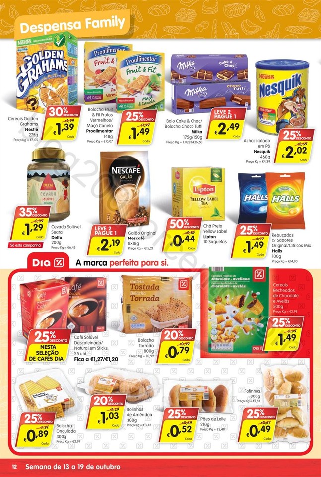 Antevisão Folheto MINIPREÇO Family de 13 a 19 ou
