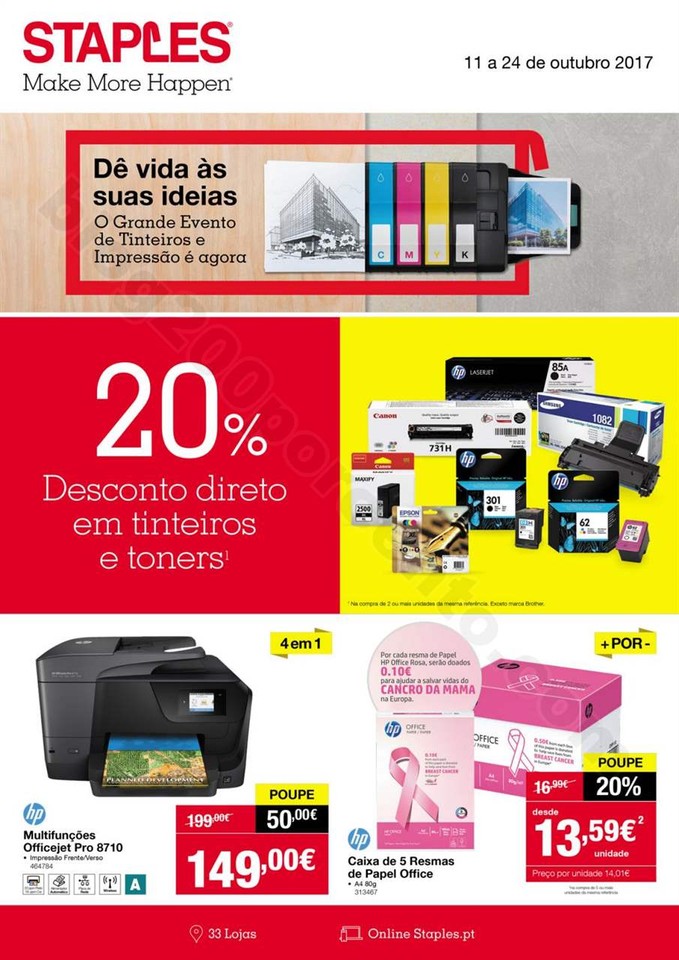 Antevisão Folheto STAPLES Promoções de 11 a 24 