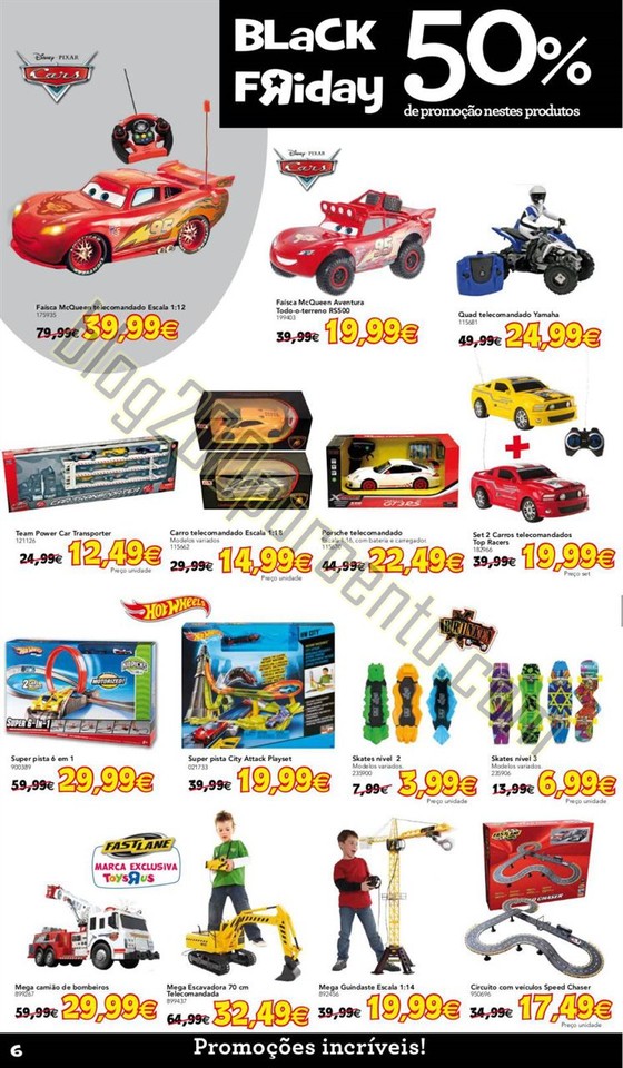 Antevisão Folheto TOYSRUS Black Friday promoçõe