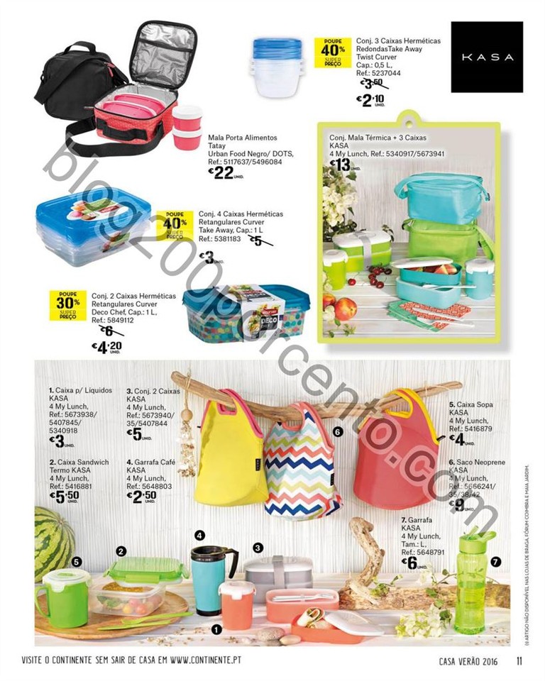 Antevisão Folheto CONTINENTE Kasa verão de 19 ju