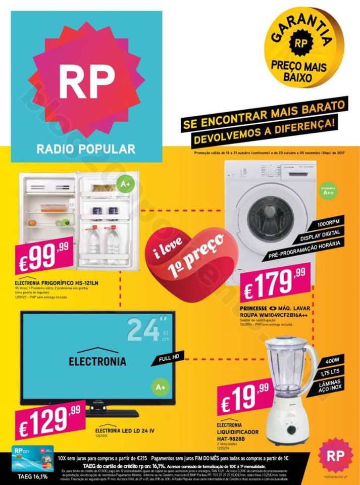 Antevisão Folheto RADIO POPULAR Promoções de 18