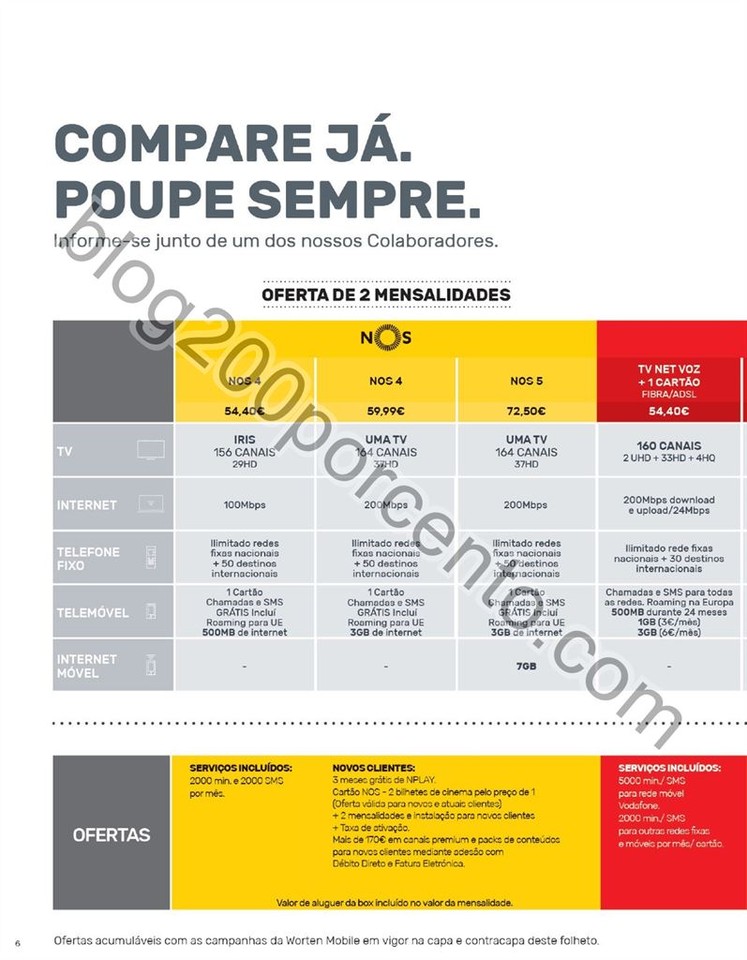 Antevisão Folheto WORTEN Mobile Promoções até 