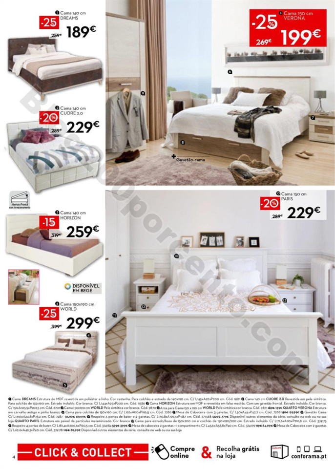 Antevisão Folheto CONFORAMA Promoções de 8 feve