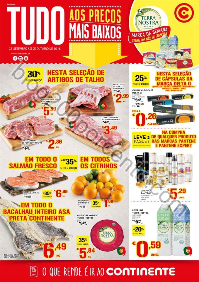 Antevisão Folheto CONTINENTE Promoções de 27 se