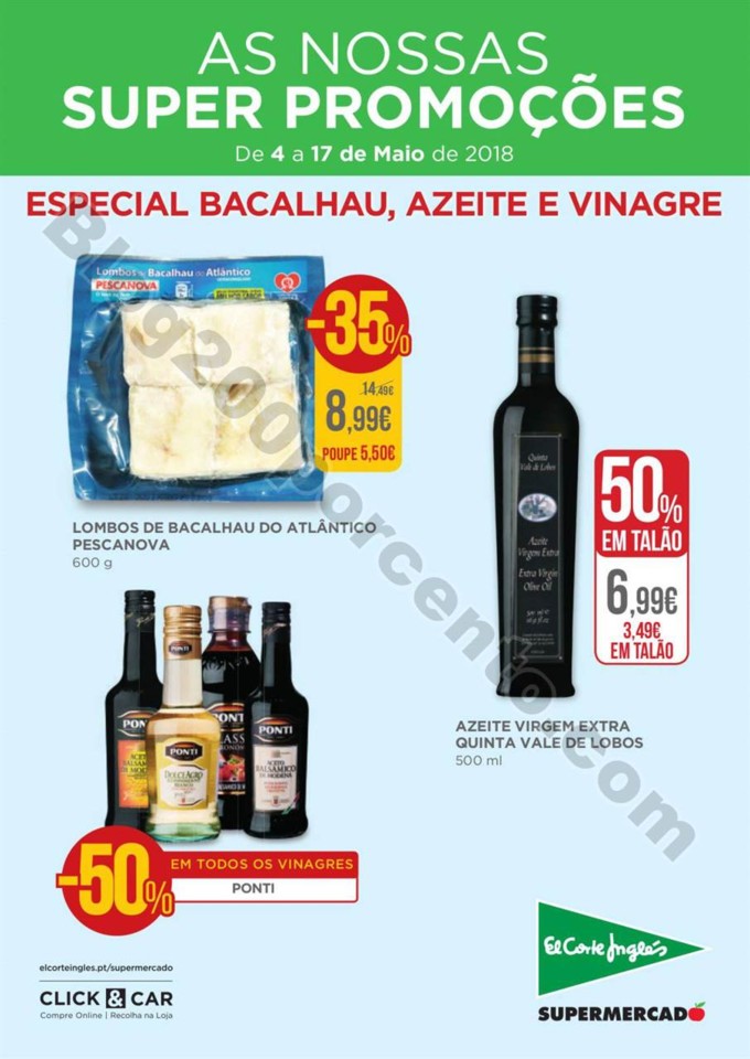 Antevisão Folheto EL CORTE INGLÉS Promoções de