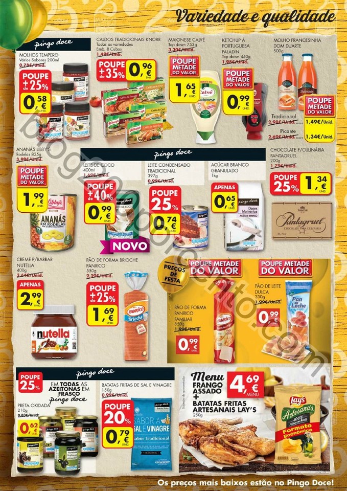 Antevisão Folheto PINGO DOCE Promoções de 4 a 1