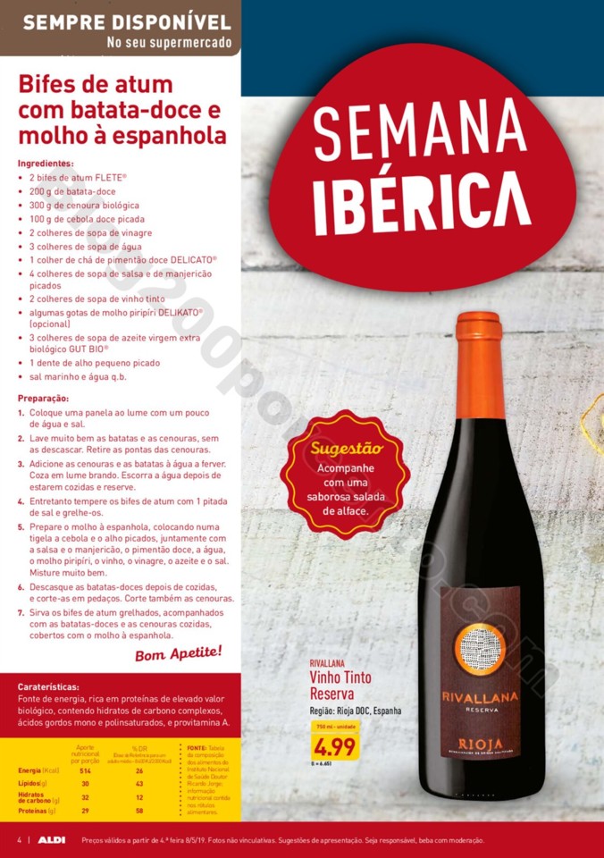 Antevisão Folheto ALDI Promoções a partir de 8 