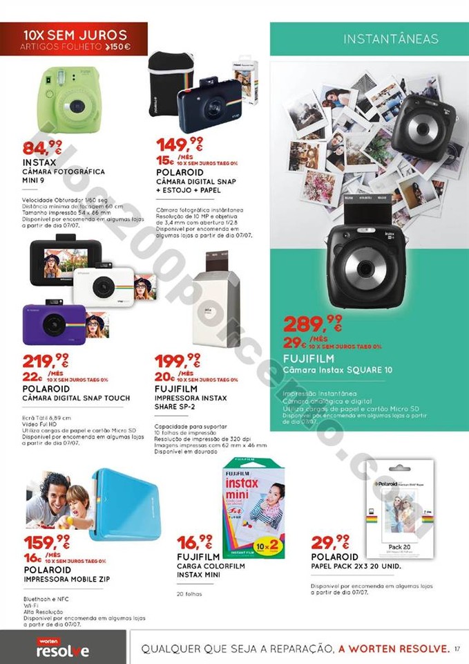 Antevisão Folheto Extra WORTEN Fotografia promoç