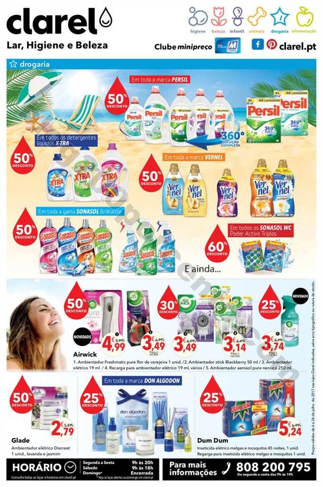 Antevisão Folheto CLAREL Promoções de 6 a 26 ju