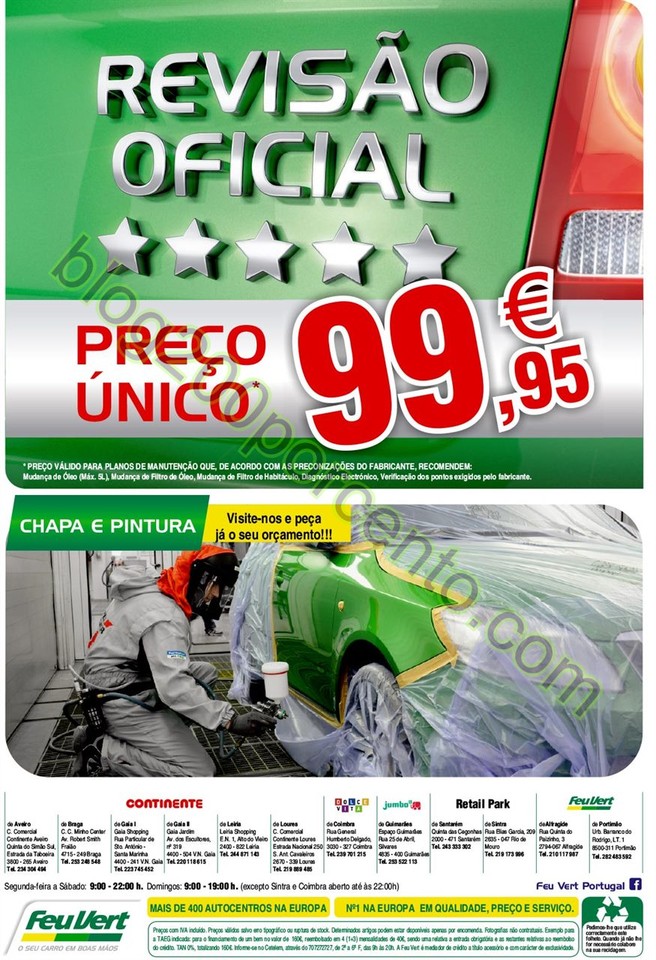Antevisão Folheto FEU VERT Promoções de 28 mar