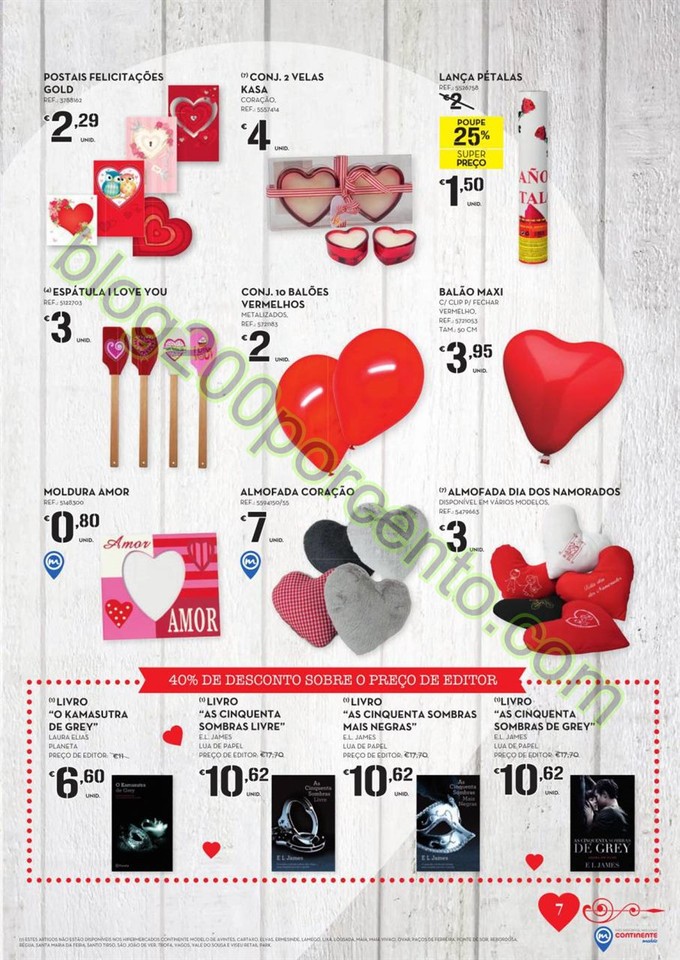 Antevisão Folheto CONTINENTE Dia dos Namorados de