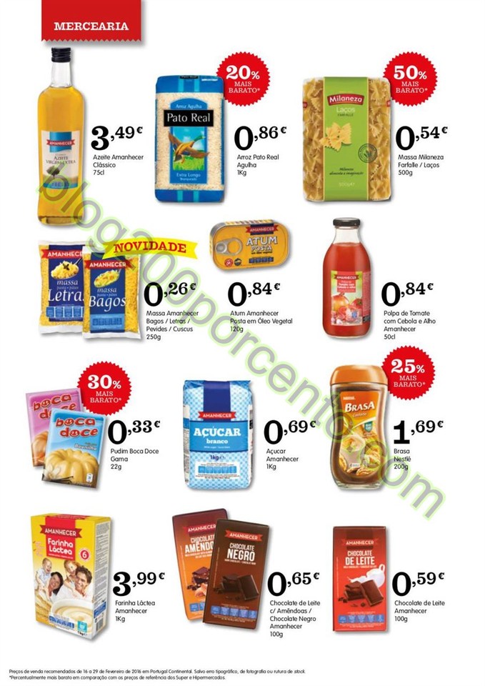 Antevisão Folheto AMANHECER promoções de 16 a 2