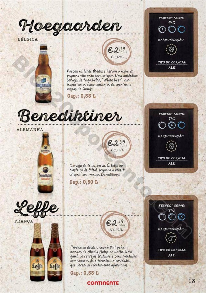 Antevisão Folheto CONTINENTE Especial cervejas de