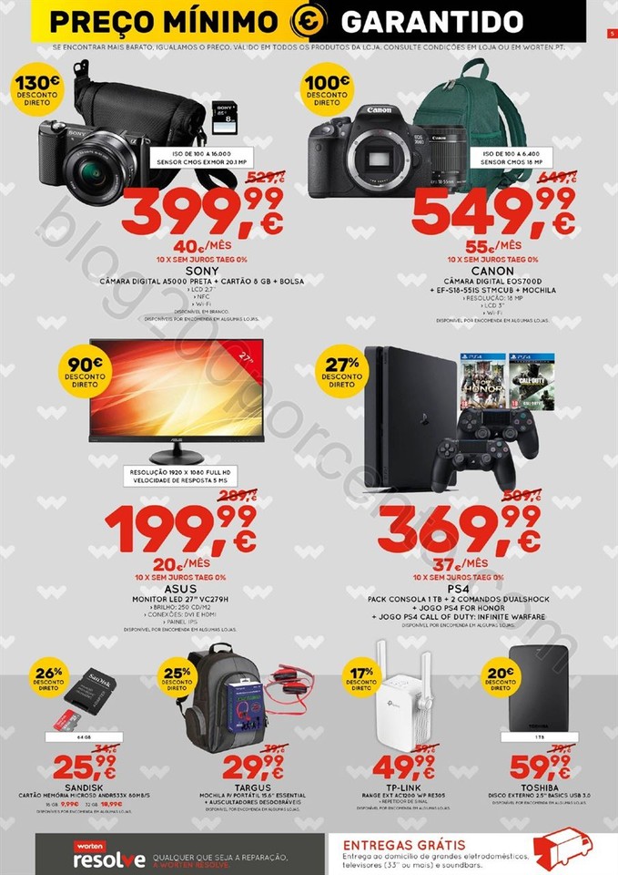 Antevisão Folheto WORTEN Promoções de 16 fevere