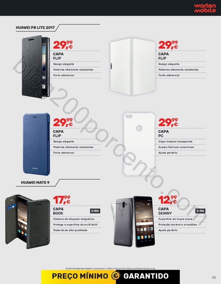 Antevisão Folheto WORTEN Mobile promoções de17 