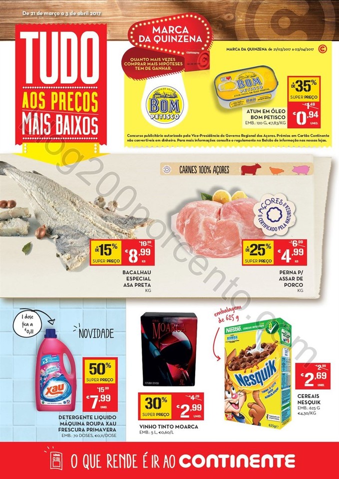 Antevisão Folheto CONTINENTE Açores Promoções 