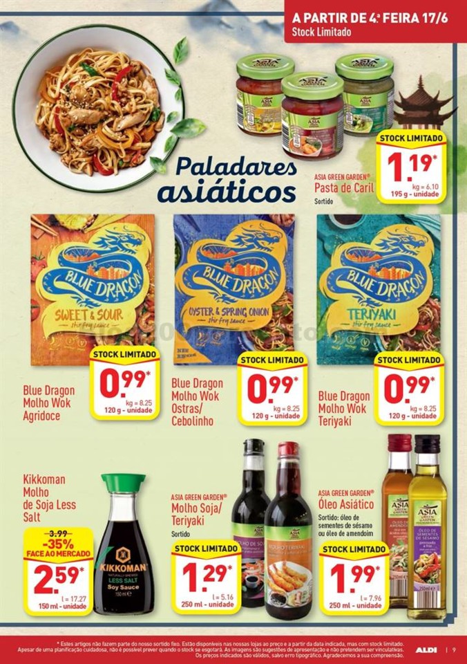 Antevisão Folheto ALDI Promoções de 17 a 23 ju