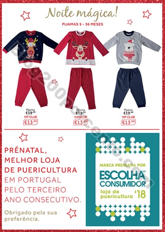 Antevisão Folheto Prénatal promoções de 29 nov