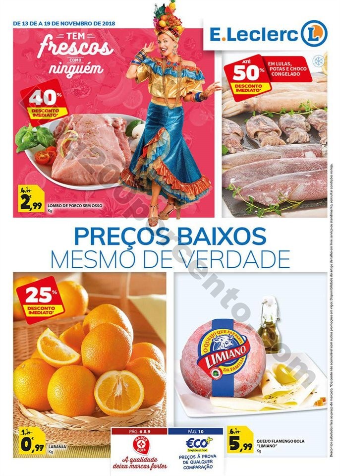 Antevisão Folheto E-LECLERC Promoções de 13 a 1