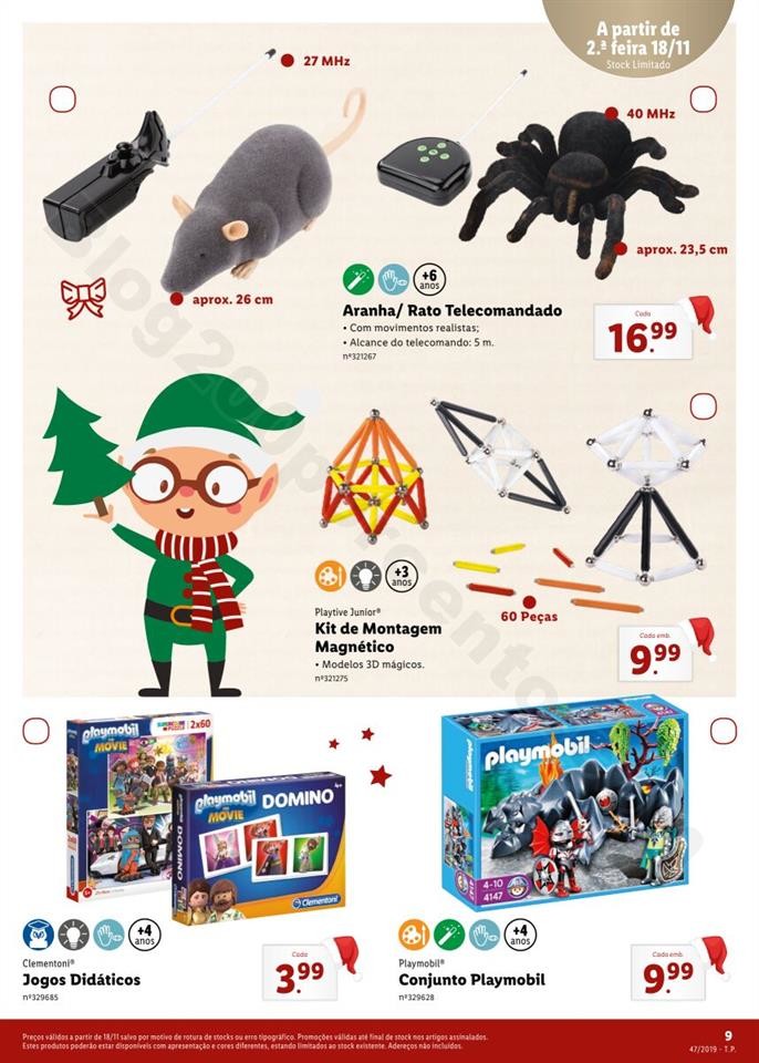 Antevisão Folheto LIDL Especial Brinquedos Natal 