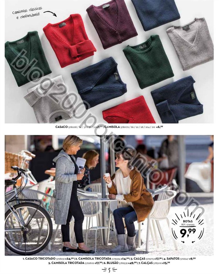 Antevisão Folheto CONTINENTE Moda Outono - Invern