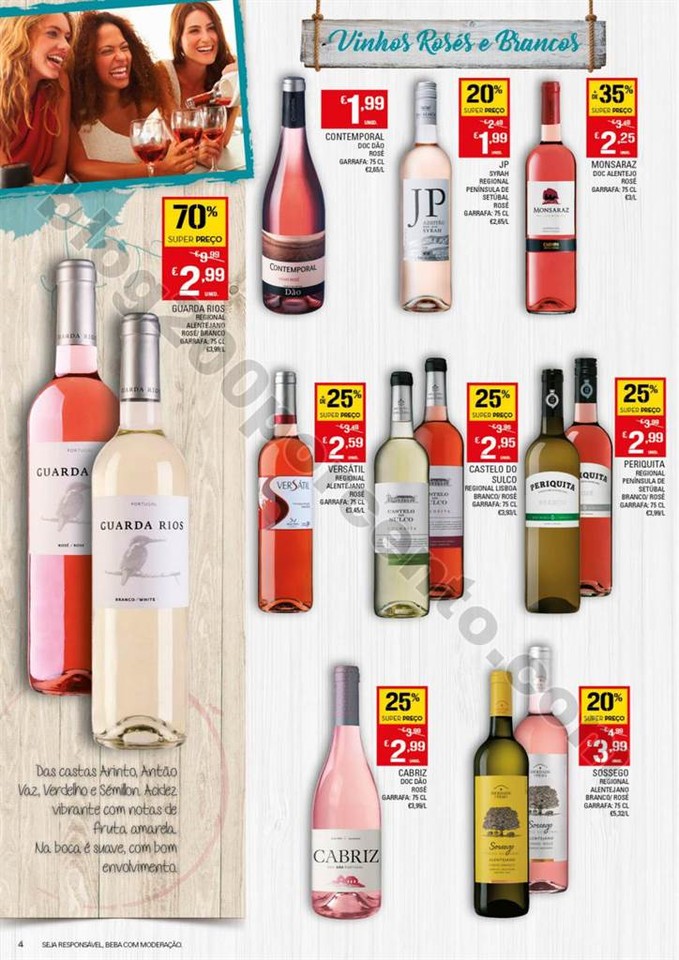 Antevisão Folheto CONTINENTE Vinhos e aperitivos 