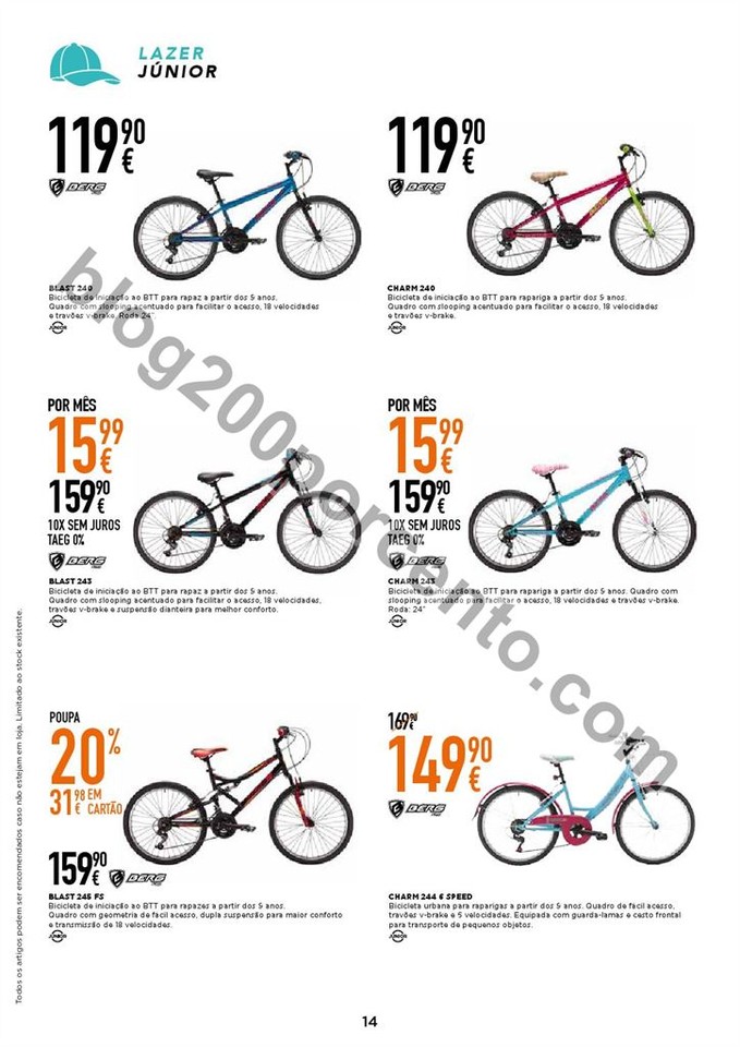 Novo Folheto SPORT ZONE Ciclismo de 27 abril a 1 j