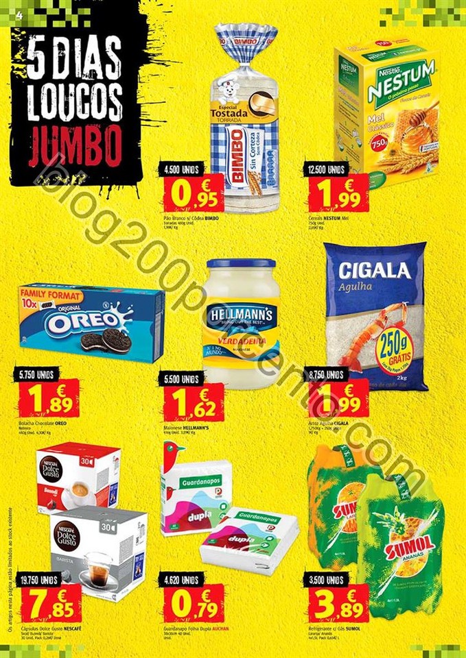 Antevisão Folheto JUMBO 5 dias loucos de 24 a 30 