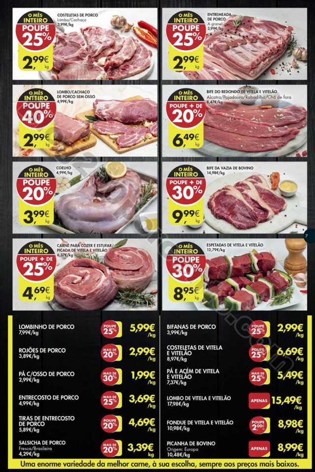 Novo Folheto PINGO DOCE Super Promoções de 1 a 7