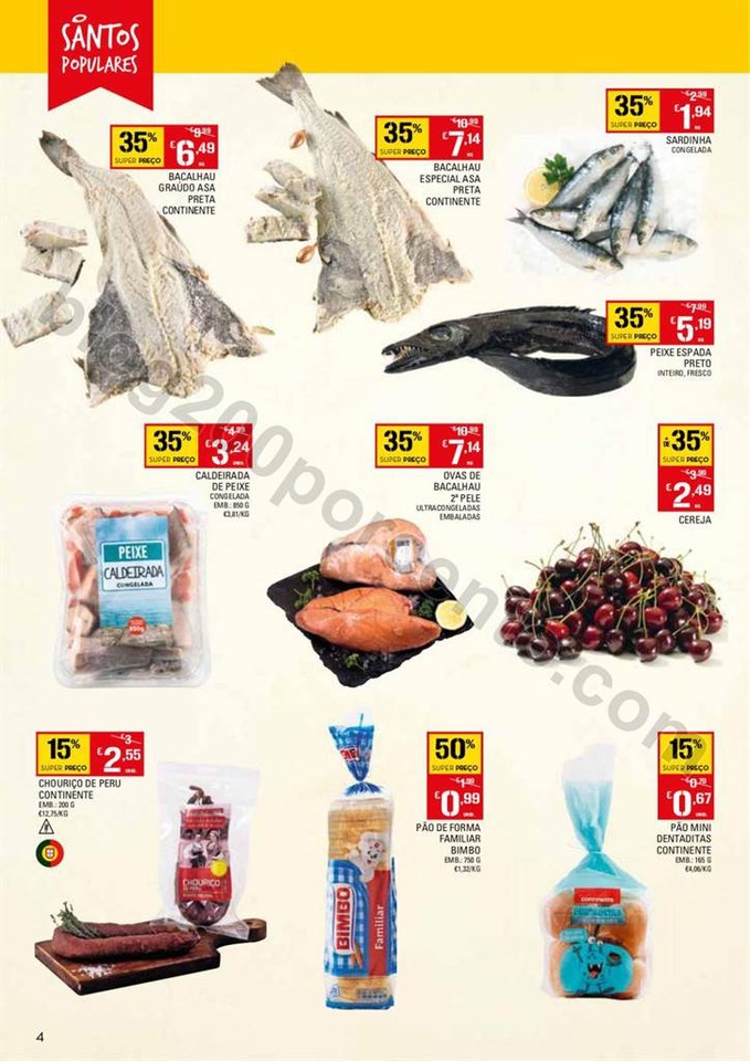 Antevisão Folheto CONTINENTE Fim de semana de 9 a