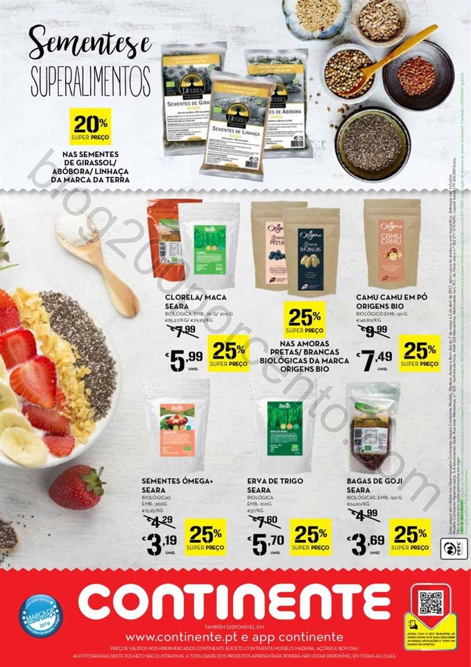 Antevisão Folheto CONTINENTE Bio &amp; Saudável de 7