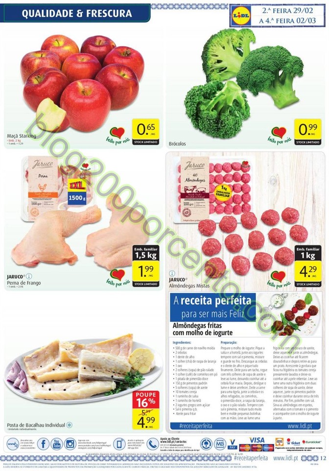 Antevisão Folheto LIDL Promoções de 25 fevereir