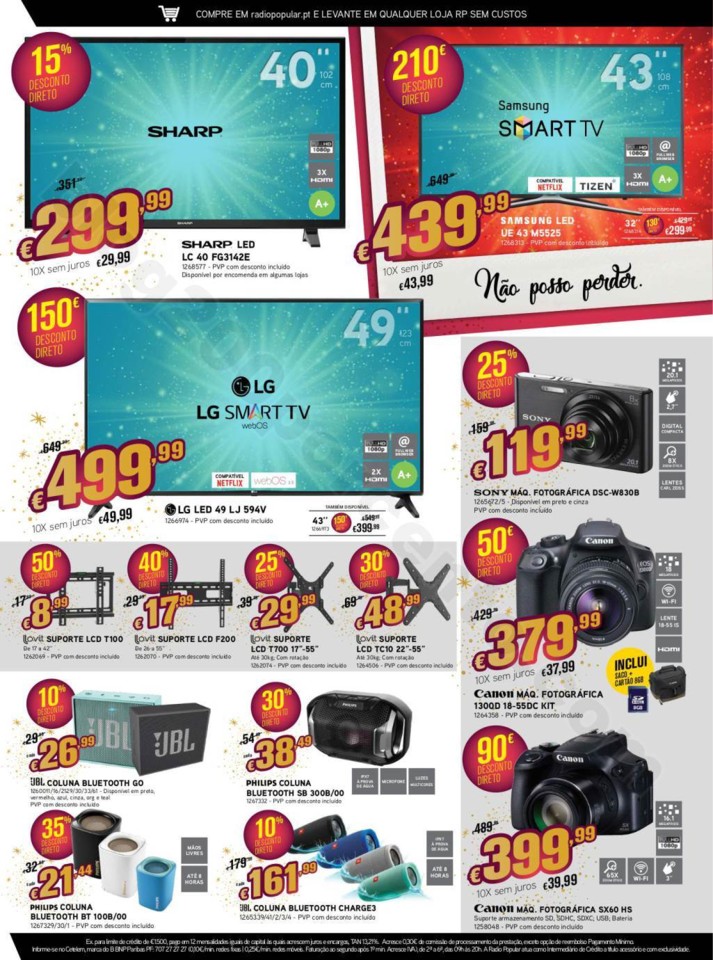 Antevisão Folheto RADIO POPULAR Promoções de 12